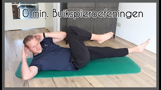 10 min Buikspieroefeningen  Buikspieren workout met Sven OPTIMAVITA [upl. by Asiar]