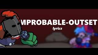 Friday Night Funkin Tricky Mod “ImprobableOutset” Lyrics [upl. by Grunberg932]