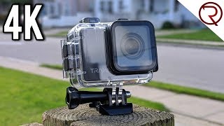 Apeman TRAWO Action Camera Review  Real 4K and EIS [upl. by Lekzehcey]