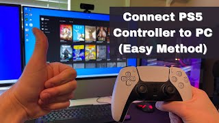 How to Connect PS5 Controller to PC Easy Method [upl. by Ehud430]