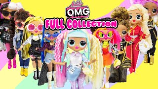 OMG Dolls FULL COLLECTION Unboxing  OMG Makeover Hack [upl. by Phyl]