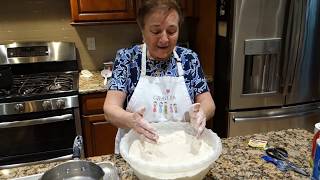 Italian Grandma Makes Zeppole with Raisins [upl. by Bledsoe]