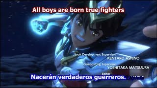 SAINT SEIYA  OPENING Knights of the Zodiac Subtitulos Español Ingles NETFLIX 2019 [upl. by Florian]