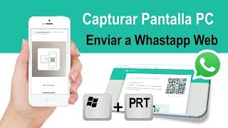 Como capturar pantalla del PC y enviar a WhastApp [upl. by Ernesta897]