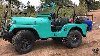 1965 Jeep CJ5 Restoration Full Video [upl. by Feriga]