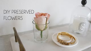 DIY How to Preserve Flowers Easy Roses that last a year Silica Gel Preserved Bridal Bouquet [upl. by Wenz]