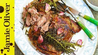 Italian Roast Leg of Lamb  Jamie Oliver [upl. by Eixela]