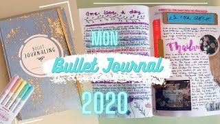 Mon BULLET JOURNAL flip through [upl. by Sharman642]