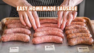 How To Make Your Own Sausage [upl. by Laresa660]