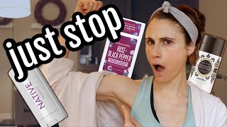 The problem with natural deodorant Dr Dray [upl. by Reiche681]