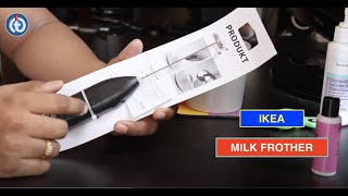 IKEA MILK FROTHER Review amp Battery Installation [upl. by Vigor]