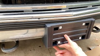 Chevrolet Truck License Plate Bracket Installation [upl. by Liliane941]