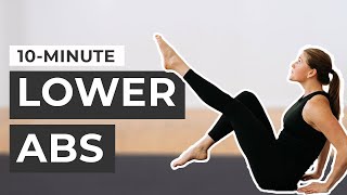 The BEST Lower Ab Workout For Women No Equipment 10Minute Lower Abs [upl. by Nanreh]