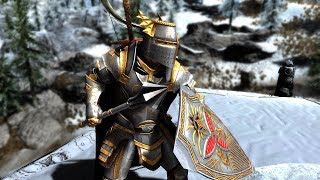 Skyrim Artifacts  The Breton Paladin Full Walkthrough [upl. by Bensen]