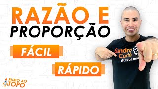 FÁCIL e RÁPIDO I RAZÃO E PROPORÇÃO [upl. by Yentterb]