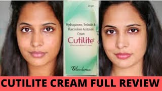 CUTILITE CREAM FULL REVIEW Top FAIRNESS Cream in India  instant fair skin  Will this make you fair [upl. by Him]