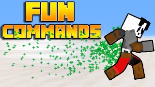 10 EXTREMELY Fun Commands in Minecraft [upl. by Anitan]