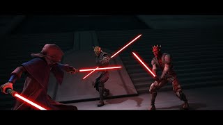 Top 10 Star Wars The Clone Wars Fights [upl. by Aleuname]