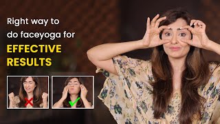 The Right Way to do face Yoga by certified Face Yoga Expert Vibhuti Arora [upl. by Leummas497]