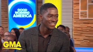 Damson Idris dishes on his series Snowfall l GMA [upl. by Norda]