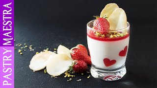 Strawberry Panna Cotta  Pastry Maestra [upl. by Paul512]