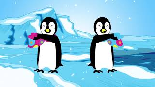 Penguin Song  Sing and Dance with the Penguins  Preschool Education [upl. by Ominoreg937]