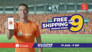 Shopee Malaysia 99 Super Shopping Day TVC ft Cristiano Ronaldo [upl. by Yv]