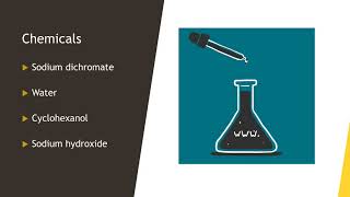 Oxidation of cyclohexanol to cyclohexanone [upl. by Vitek469]