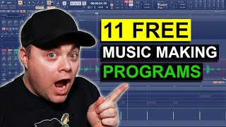 Best Free DAWs 2021 👉 Free Music Production Software For Windows 10 [upl. by Allison]