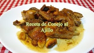 Conejo al ajillo receta original [upl. by Nickie]