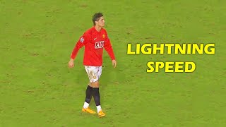 Cristiano Ronaldos LEGENDARY Speed at Manchester United [upl. by Hashum]