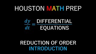 Reduction of Order Introduction [upl. by Mavilia]