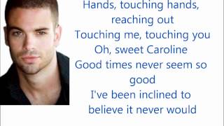 Glee Sweet Caroline Lyrics [upl. by Oirromed]