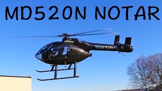 MD 520N NOTAR Helicopter review and flight [upl. by Nonnad]