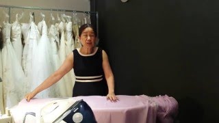 How to Iron delicate chiffon dresses [upl. by Akinek389]