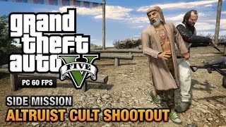 GTA 5 PC  Altruist Cult Shootout Altruist Acolyte Achievement  Trophy [upl. by Valdemar925]