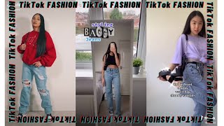 TikTok Fashion How To Style Baggy Jeans WOMEN [upl. by Jeffery]