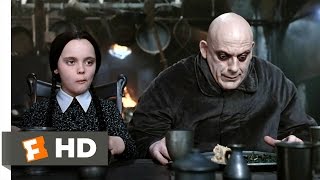 The Addams Family 310 Movie CLIP  Dinner Conversation 1991 HD [upl. by Bertina]