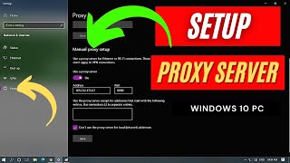 How To Setup PROXY SERVER Settings In Google Chrome  Proxy Settings On Windows 10 PC [upl. by Strage]