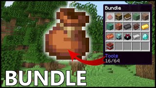 How To Use A BUNDLE In Minecraft [upl. by Costin]