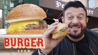 Adam Richman Eats the Two Most Iconic Burgers in NYC  The Burger Show [upl. by Nisse]