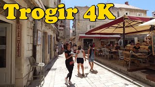 Walk around Trogir Croatia 4K [upl. by Alyek]