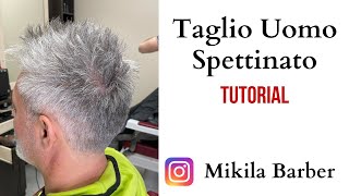 Taglio capelli uomo spettinato Tutorial [upl. by Kirchner]