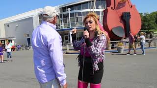 Talking to US tourists in Sydney Cape Breton [upl. by Wolcott]