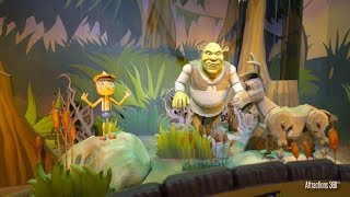 4K Shrek Ride  Trackless Dark Ride  Motiongate Theme Park in Dubai [upl. by Olaf]