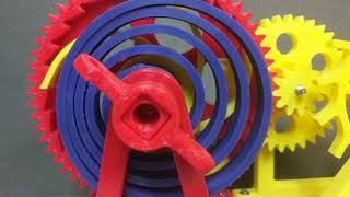 3D Printed Clock Escapement Desk Toy [upl. by Douglas]