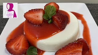 Make Perfect Panna Cotta with strawberry Sauce Every Time With This No Fail Recipe [upl. by Nav]