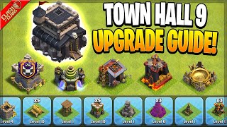 What to Upgrade First at Town Hall 9  Clash of Clans [upl. by Aiva]