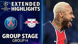 Paris SaintGermain vs RB Leipzig Extended Highlights  UCL on CBS Sports [upl. by Enelrihs]