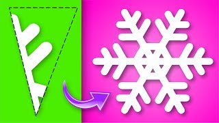 50 diferentes COPOS DE NIEVE  Recorta y Abre⭐ Así o más fácil  DIY ⭐ [upl. by Takashi]